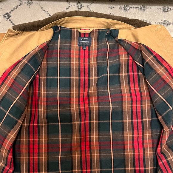 J.Crew Tan Flannel-Lined Barn Jacket - Picture 3 of 3